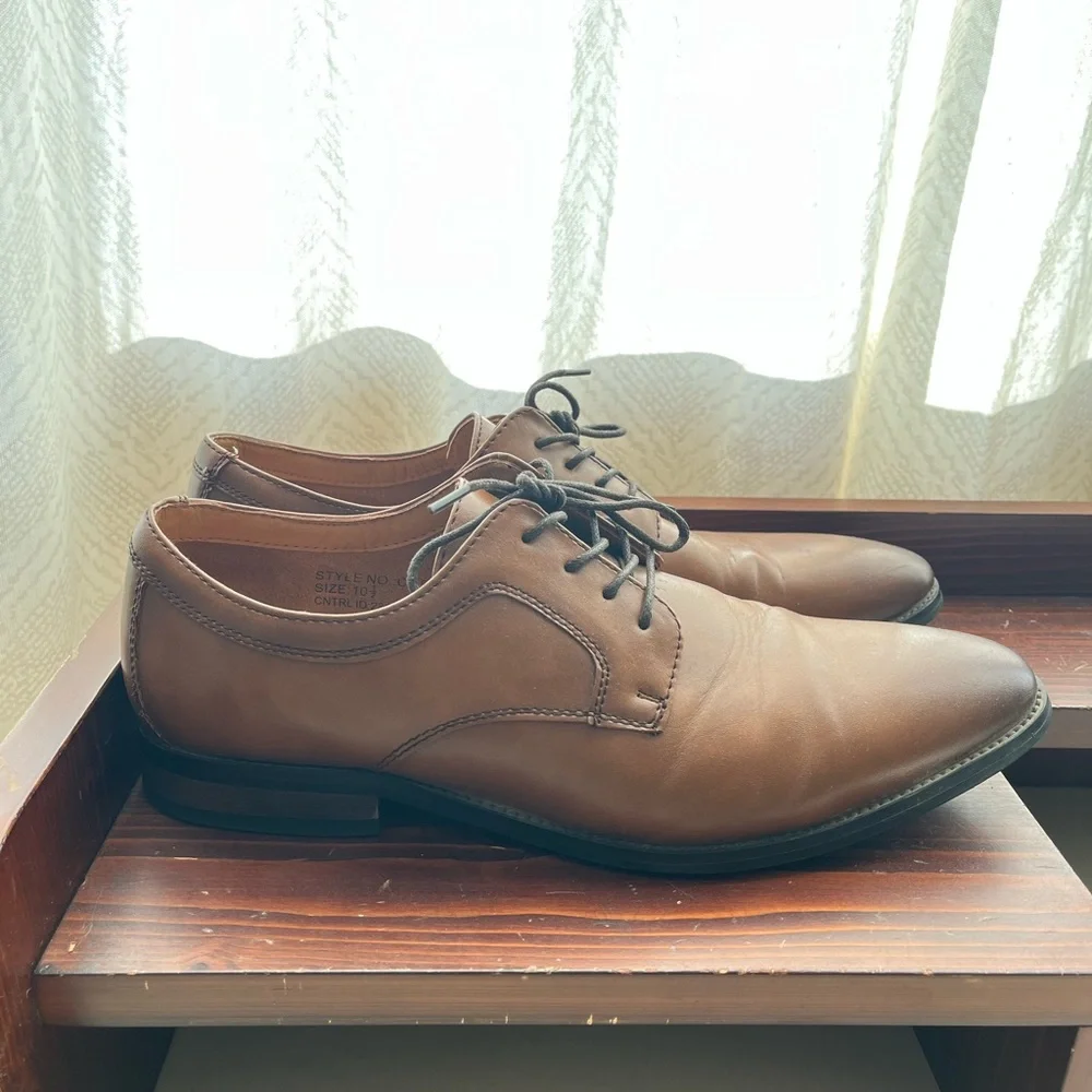 Light Brown Oxford Lace Up Suit Shoe